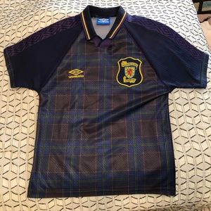 Tartan Scottish Football Jersey